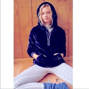 Free People Off the Record Plush Pullover